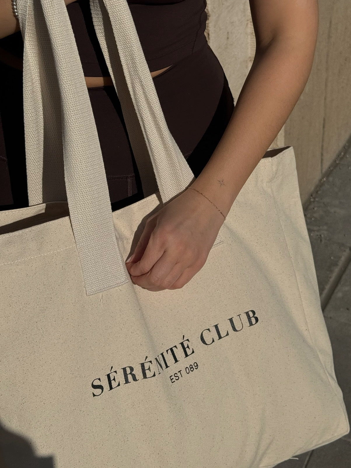 Sérénité Cotton Tote Bag