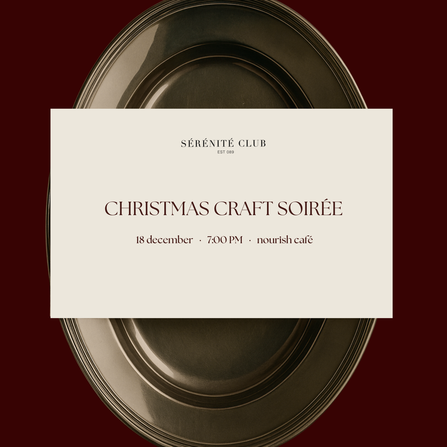 Christmas Craft Soirée
